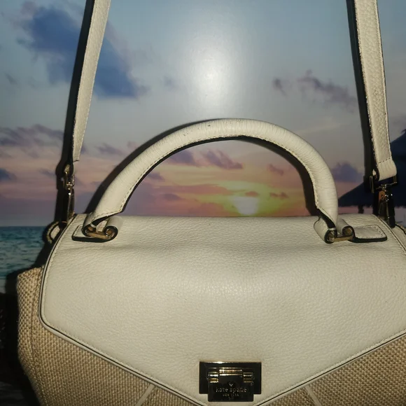 Kate Spade Cream and Tan Satchel - Picture 5 of 13